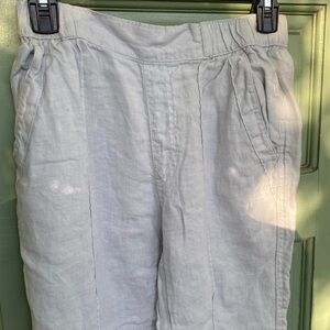 100% Linen Pants Juniors Sz M